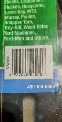 Arnold 20" Mower Blade 3 in 1 Universal Model 490-100-0090 with Washers New - Picture 4 of 4
