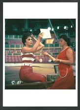Sam Shaw: Gina Lollobrigida on the Set of the Movie Trapezius (1955/1956) - Postcard