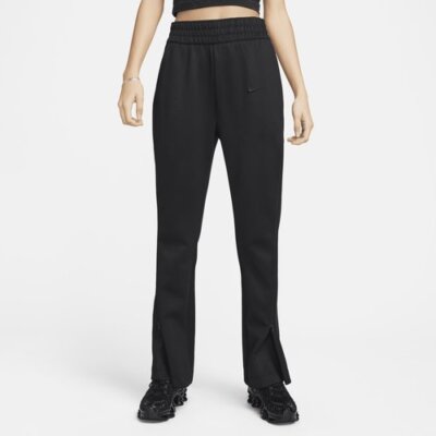 Nike WMNS NSW Mid Rise Zip Flared Pants Black FN1889 010 - Sz Large NWT