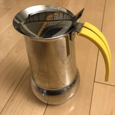 GB GUIDO BERGNA 6-Cup Stainless Steel Stove Top Espresso Coffee Pot Made Italy