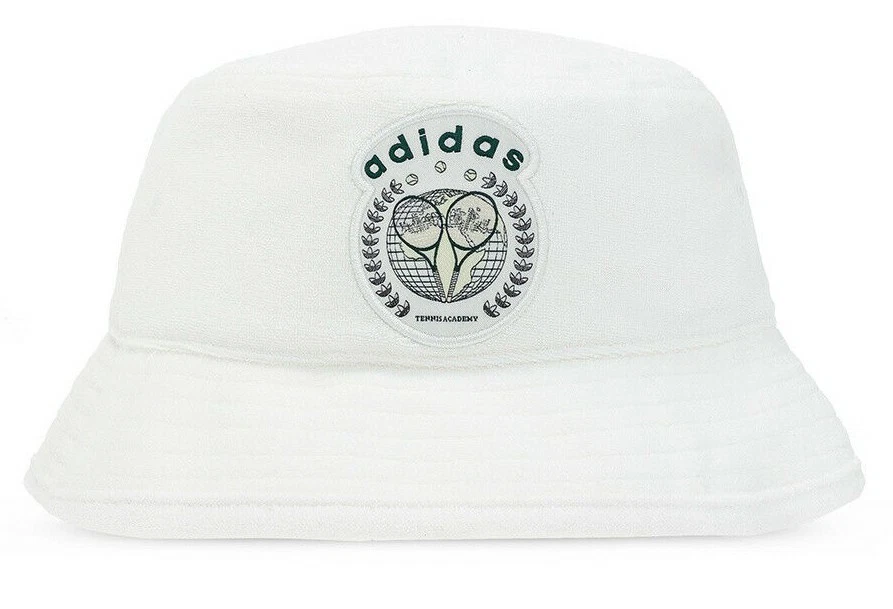 ADIDAS ORIGINALS TENNIS BUCKET HAT WHITE S/M ONE SIZE WHITE WOMANS/UNISEX