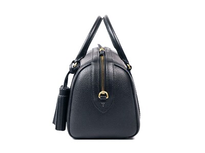 Tory Burch Thea Black Leather Satchel Crossbody Shoulder Bag
