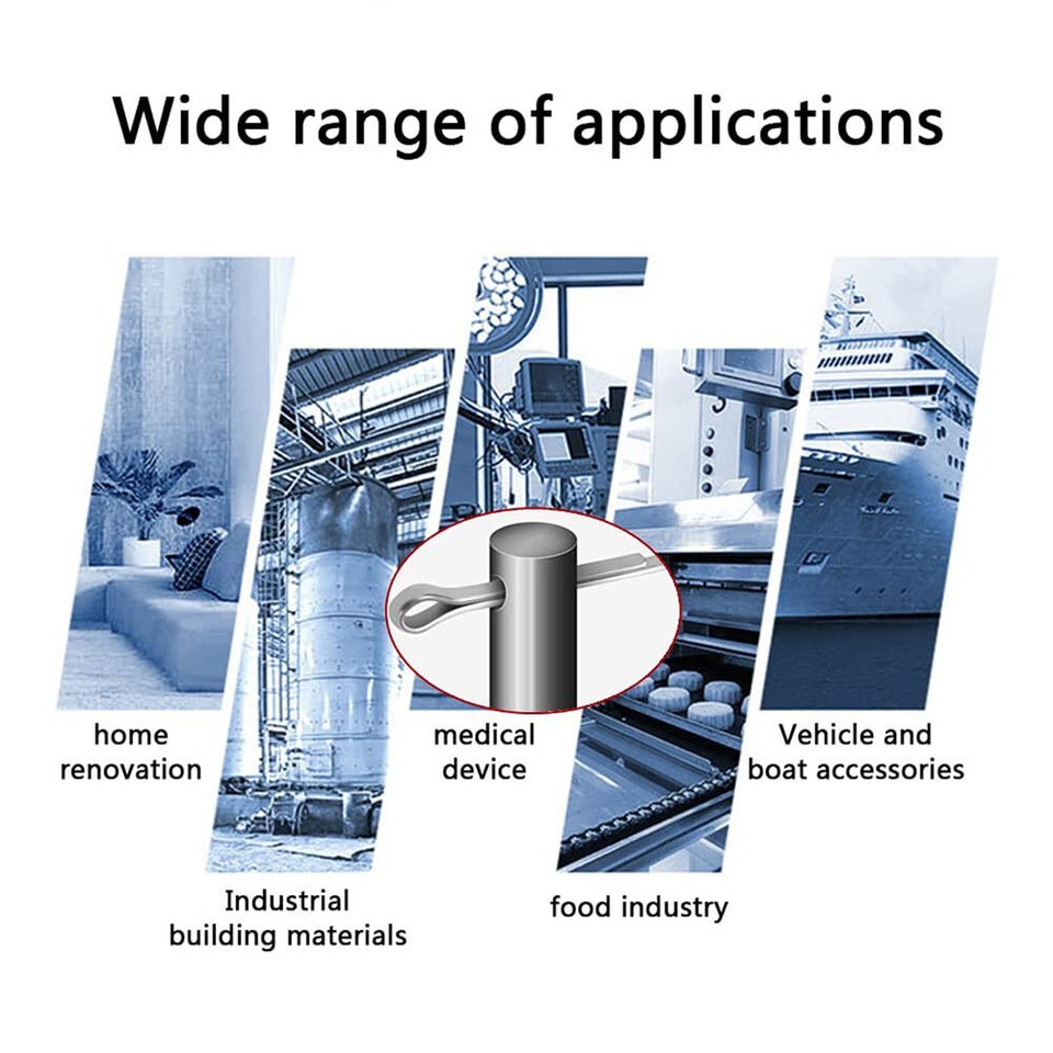 3mm 4mm 5mm 6mm 8mm Clevis Pin 304 Stainless Steel A2 Hinge Pin Rigging ...