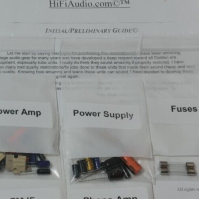 Marantz 2250B power supply capacitors diodes transistors refresh kit