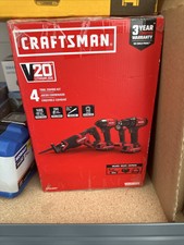 UPC 885911548854 product image for Craftsman V20 Max 4-Tool Power Tool Combo Kit with Soft Case - Black/Red... | upcitemdb.com