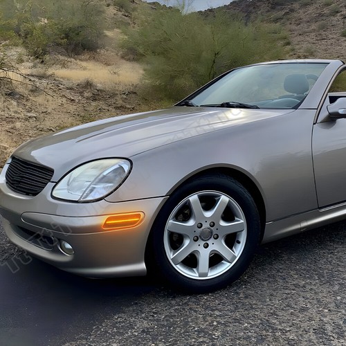 For 98-04 Mercedes Benz SLK Class CLK320 W208 R170 Smoked LED Side Marker Lights - 第 11/11 張圖片