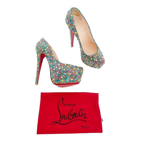 Louboutin Daffodile 160MM Black Kid Leather 36.5 | eBay