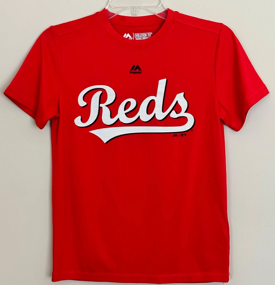 Cincinnati Reds Youth Size Medium Shirt 13 Boys Kids T shirt Red
