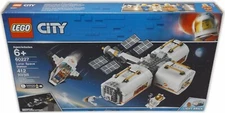 LEGO 60227 Lunar Space Station ~CREASED BOX~ astronauts shuttle satellite robot
