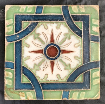 6'' x 6'' Ceramic Glazed tile Porcelain Brick Collection Display décor Japan Q1 