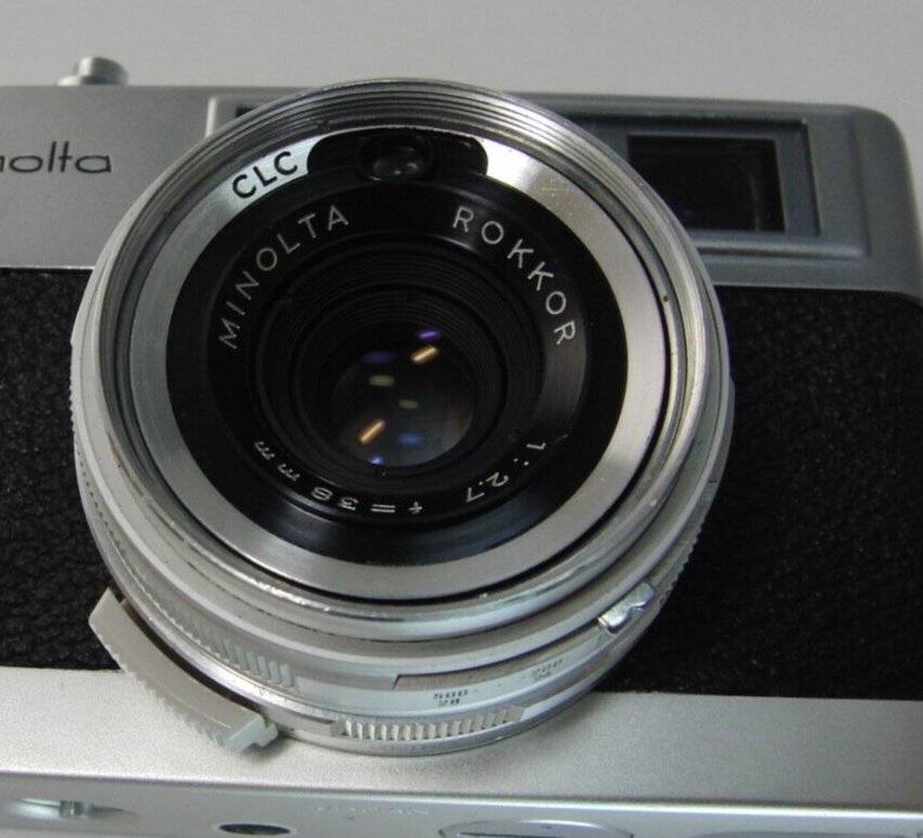 Minolta AL-F – Appareil Photo 35mm – Objectif Rokkor 38mm F/2.7 – Très Bon état