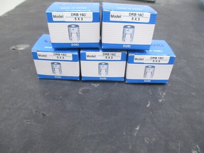 LOT OF 5 DURI DRB-16C 5 x 3 Slit Type Coupling Servo Motor Connection