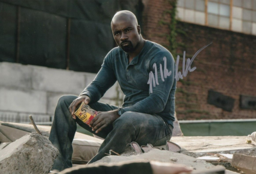 MIKE COLTER signed Autogramm 20x30cm LUKE CAGE in Person autograph COA - Afbeelding 1 van 1