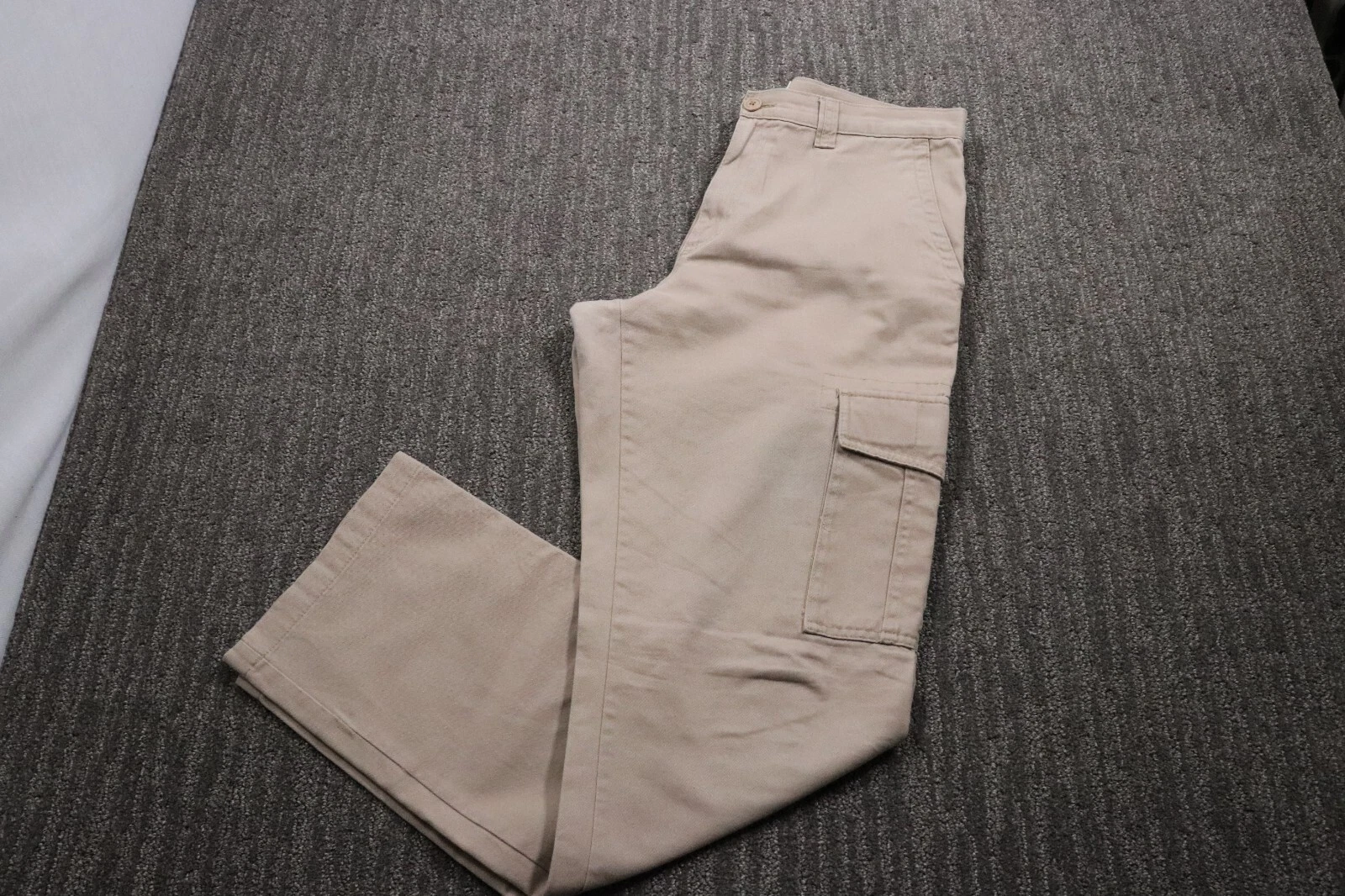 Old Navy Cargo Khaki Pants Straight Leg Mid-Rise Skater Grunge Men's 32x34