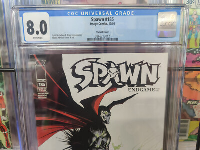 SPAWN #185 (2008) - CGC GRADE 8.0 - WHILCE PORTACIO VARIANT COVER
