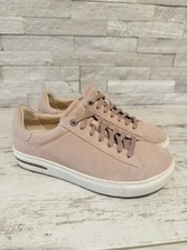 Birkenstock Bend Women  s Size 36 Light Pink Suede Lace Up Comfort Sneakers New