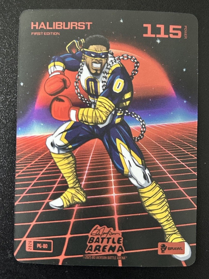 2026 Bo Jackson Battle Arena PG-80 Haliburst 115 SSP Brawl Power Glove