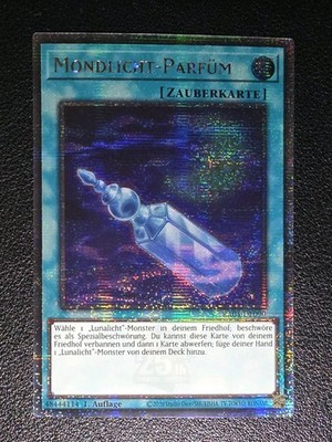 Mondlicht-Parfüm RA04 Quarter Century Secret Rare Deutsch 1 Auflage Yugioh Karte