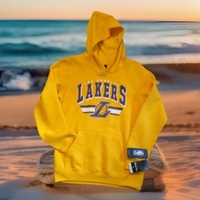 NBA Los Angeles LAKERS Official Youth Size 14/16 Pullover Hoodie NWT