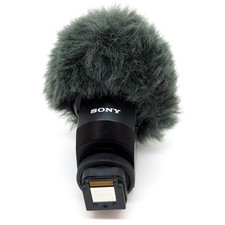 Sony ECM-M1 Shotgun Microphone Camera Audio Mic Used Rank B With Wind Screen
