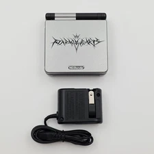 Nintendo Game Boy Advance SP AGS-001 Kingdom Hearts Silver Handheld System Japan