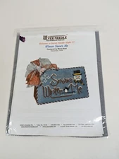 The Silver Needle Cross Stitch Kit Secret Needle Night Winter Snows Me Snowman
