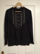 Boden Women's Cardigan, Size 12, Black