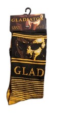Odd Sox, Unisex, Gladiator Crew Socks, Novelty Crazy Size 6-13