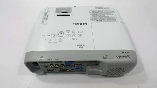 Epson PowerLite 108 3LCD Projector HDMI 3700 Lumens - Lamp Timer: 380 Hours - Afbeelding 2 van 4