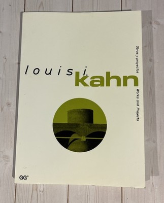 Louis I. Kahn Works And Projects Romaldo Giurgola 1992 Soft Cover Architecture