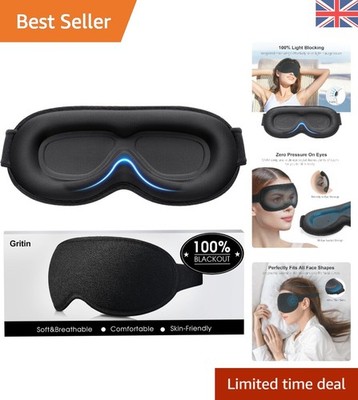 Ultraweiche 3D Memory Foam Schlafmaske - Blockiert Licht & verbessert Komfort
