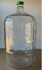 Premium Italian Glass Jug 5 gallons Clear w/ Air-Lock Cap ONLY LOCAL PICK UP