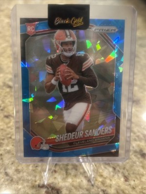 2025 Panini Prizm Shedeur Sanders Rookie Blue Ice /99 Cleveland Browns