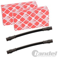 2X febi bilstein BremsschlÄUche Hinten Beidseitig Passend FÜR Audi 80 Seat