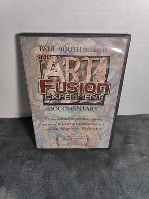 Paul Booth - The Art Fusion Experiment (DVD, 2008) RARE OOP Tattoo