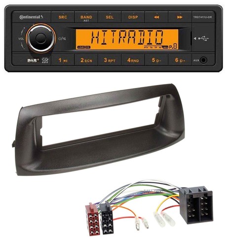 Continental 1DIN DAB MP3 AUX USB Autoradio für Fiat Punto (188, 1999-2005) - Bild 1 von 5