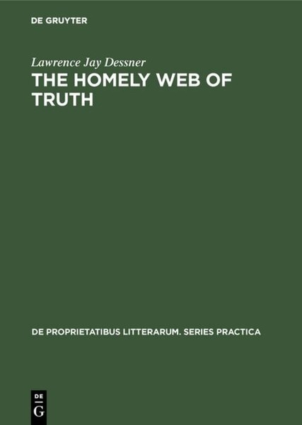 The Homely Web Of Truth Lawrence Jay Dessner-image