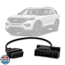 VZG OBD2 Adapter Cable for Ford 7 Pin OBD1 to 16 Pin OBD2 Diagnostic Cable,Co