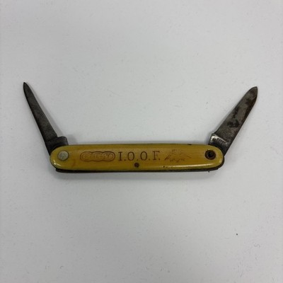 Vintage Order Of Odd Fellows IOOF Folding Knife Henry Sears Sons