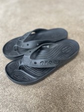 CROCS Baya II Flip-Flop Slip-On Black Sandal Women  s 8