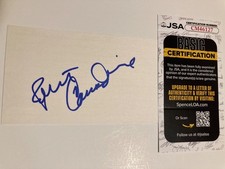 ROBERT CARRADINE  signed 3x5 card "REVENGE OF THE NERDS", "THE   JSA #CM46127