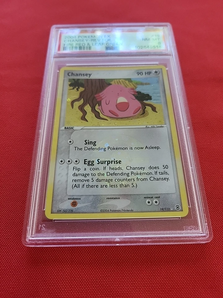 Pokemon: Chansey #19/112 EX Fire Red & Leaf Green Reverse Holo - PSA 8 - C53 - Image 4 of 4