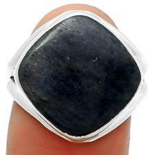 Natural Purple Aventurine 925 Sterling Silver Ring s.7.5 Jewelry R-1002
