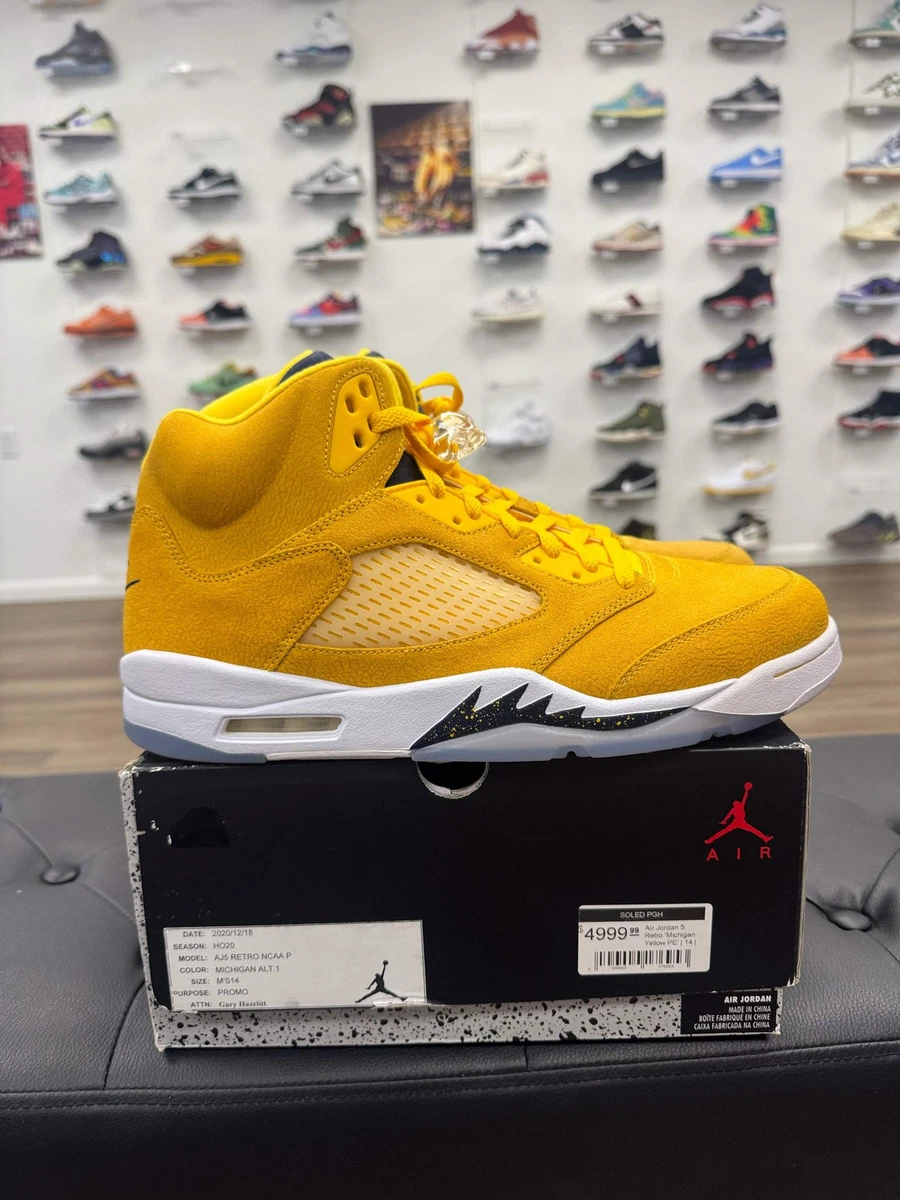 Jordan 5 Retro PE Michigan for Sale | Authenticity Guaranteed | eBay