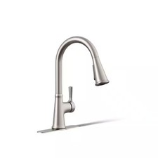 KOHLER K-R21415-VS Tyne Pull-Down Kitchen Faucet Vibrant Stainless