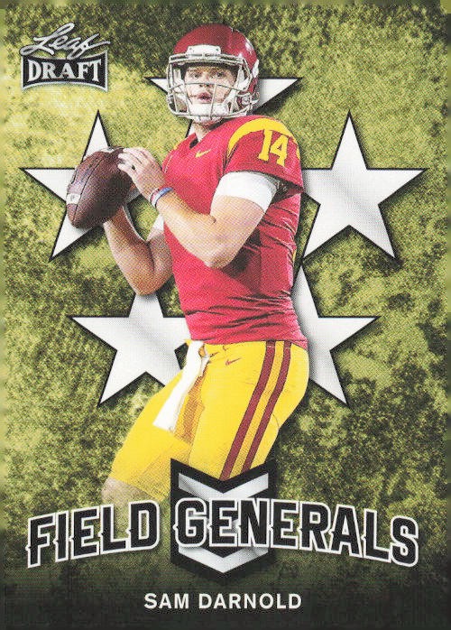 2018 Leaf Draft #FG-09 Sam Darnold Field Generals