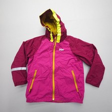 Helly Hansen Shelter Helly Tech Jacket Girls Youth 152 / 12 Pink Rain Shell