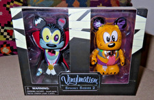Disney Limited Release Vinylmation Spooky 2 Series 2 Goofy and Pluto Set