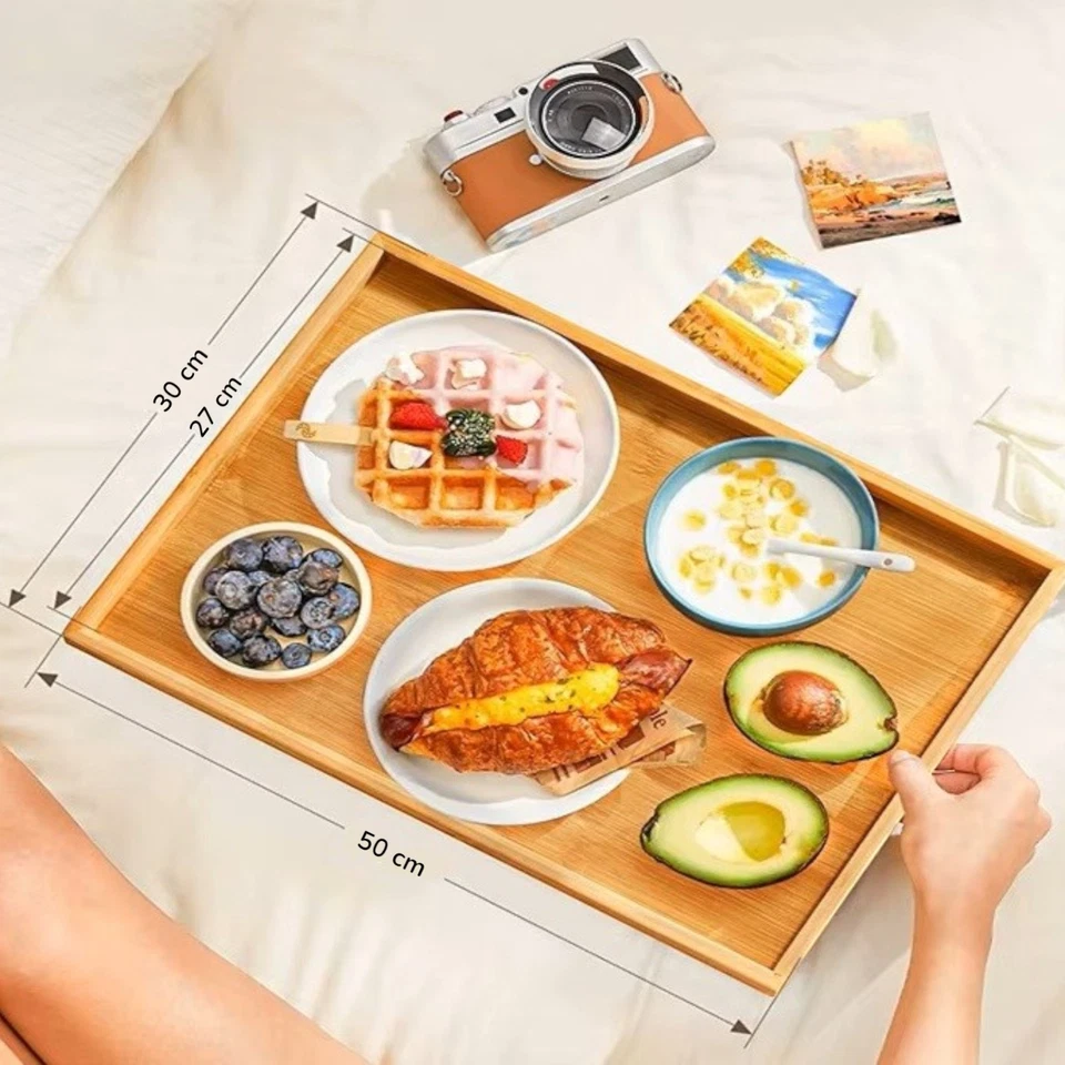 Tablett Betttablett Frühstückstablett Serviertablett Klappbar Bett Tisch Laptop - Bild 3 von 4