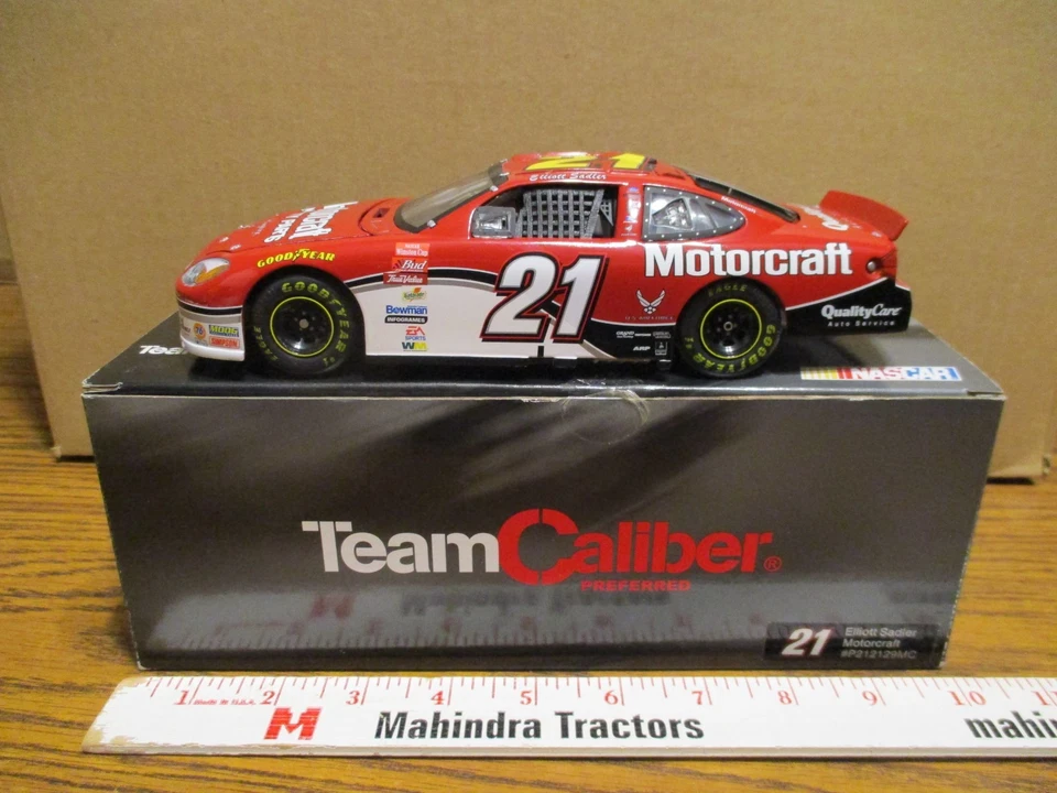 Coche Ford Taurus Nascar 2002 fundido a presión Team Cabiler Preferred 21 Sadler 1/24 Foto 2 de 4